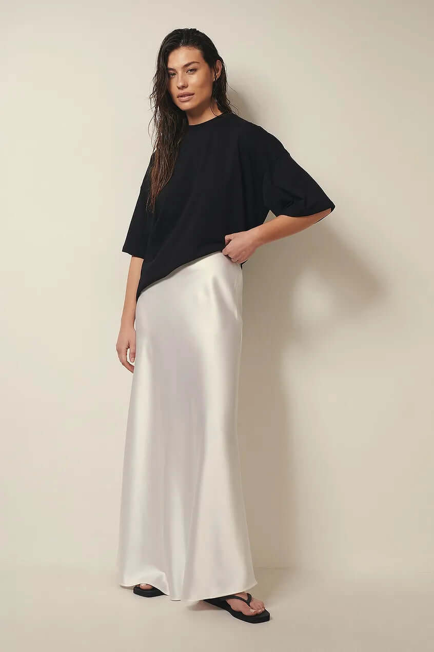 Elegant Long Flowy Skirt