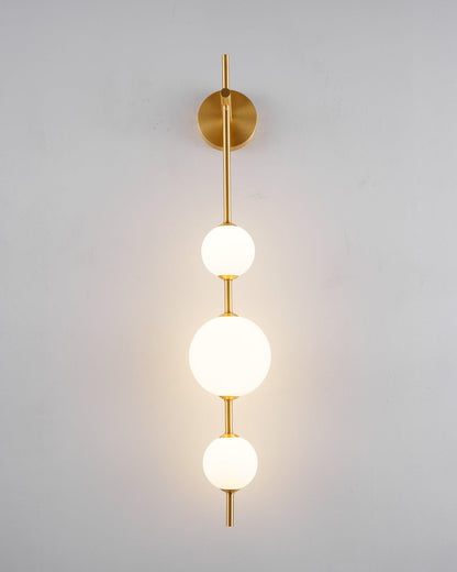Sleek Round Glass Wall Light