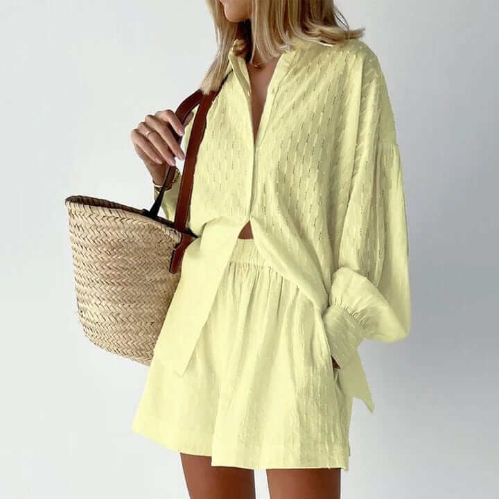 Summer Linen Pantsuit for Women