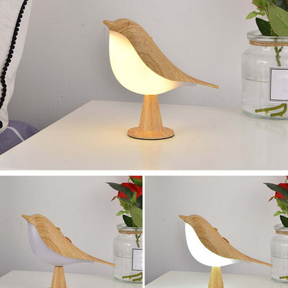 Colorful Bird Table Lamp with Bright LED Lighting