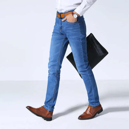 Classic Fit Mens Straight Jeans - Heavy Duty Denim