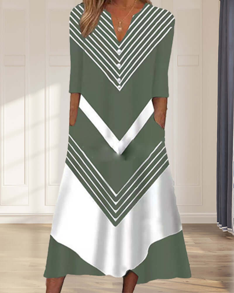 Soft Women's Crew Neck Sweater Dress