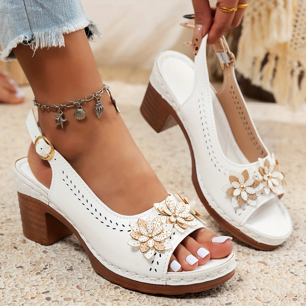 Luxurious High Heel Summer Sandal - Luxivelle
