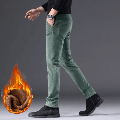 Warm Insulated Corduroy Snow Pants
