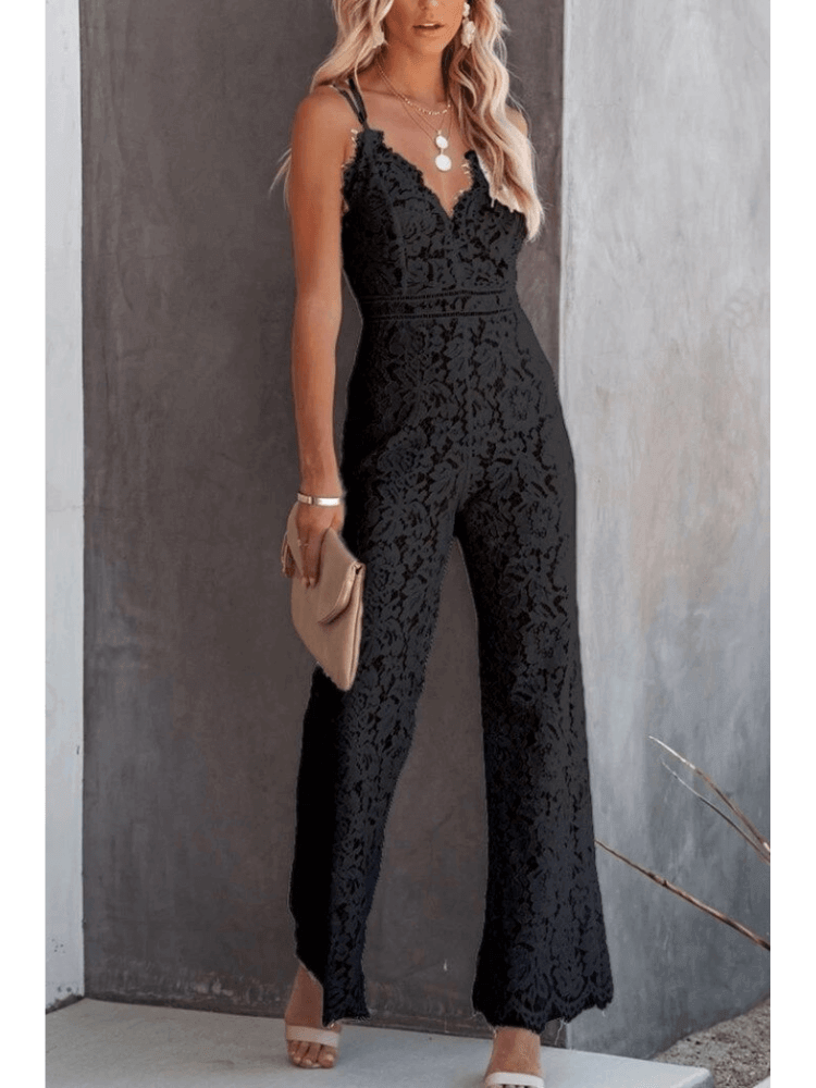 Women's Classic Flowy Wide Leg Jumpsuit