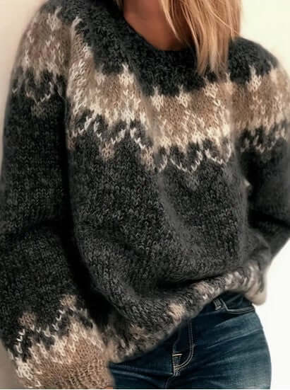 Women's Soft Crew Neck Knit Sweater