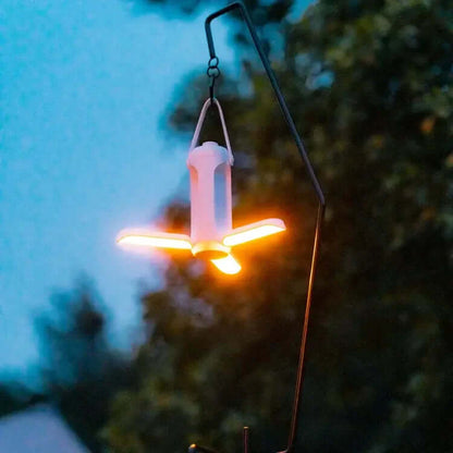 Compact LED Outdoor Lantern with Flashlight & Emergency Light