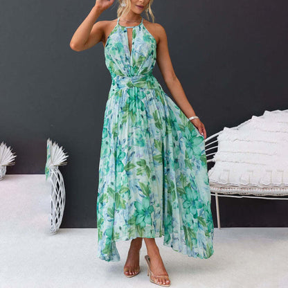 Beautiful Strapless Long Evening Dress - Loose Fit