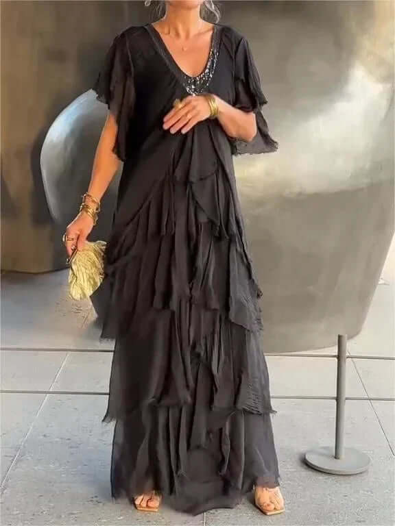 Ladies' Casual Sleeve Dress - Luxivelle