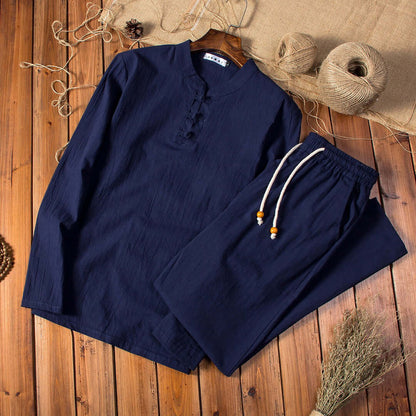Relaxed Fit 2 Piece Suit Set for Men