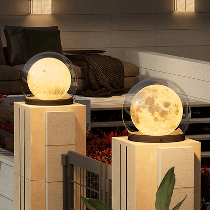 Solar Powered Outdoor Lantern Post