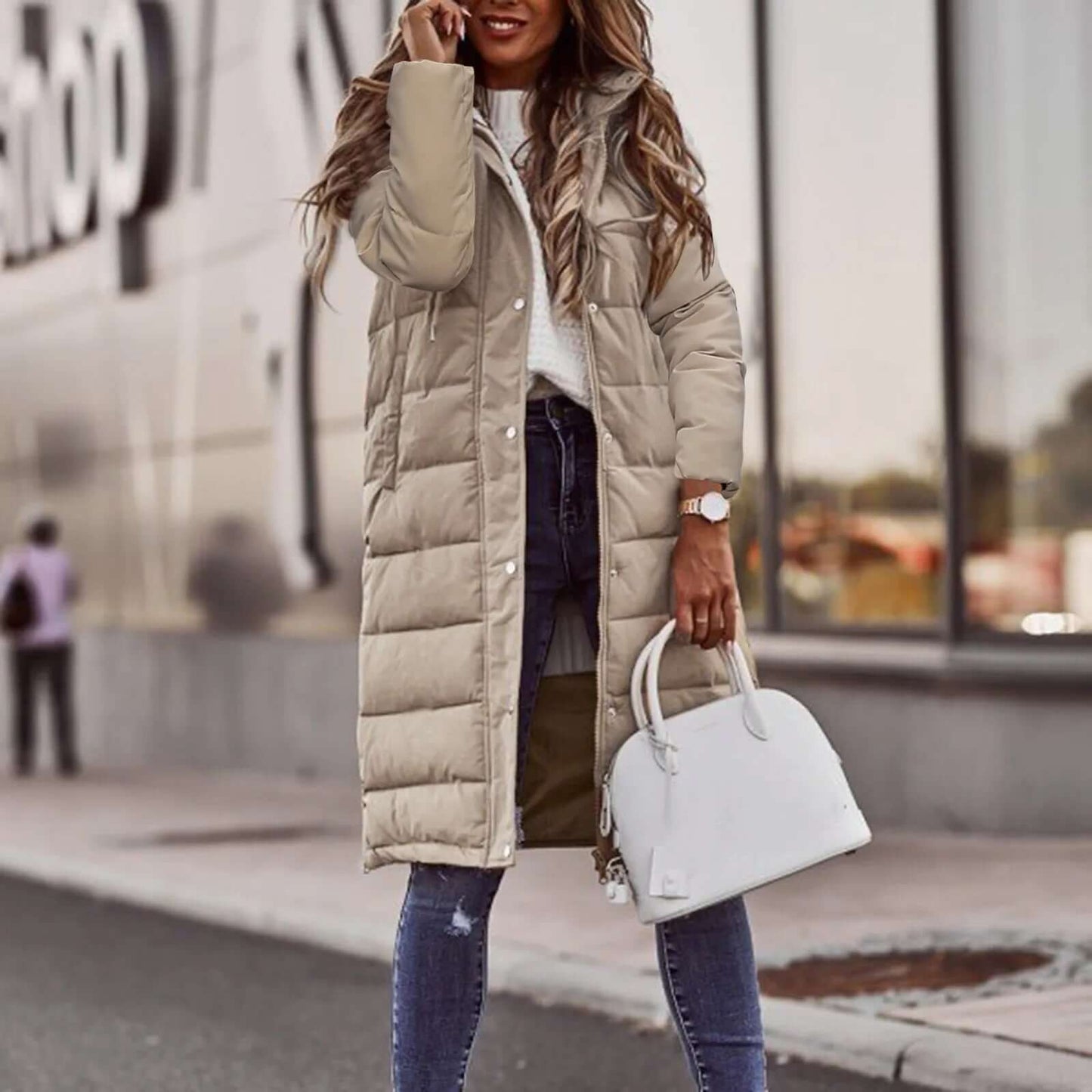Warm Insulated Ladies Parka Jacket