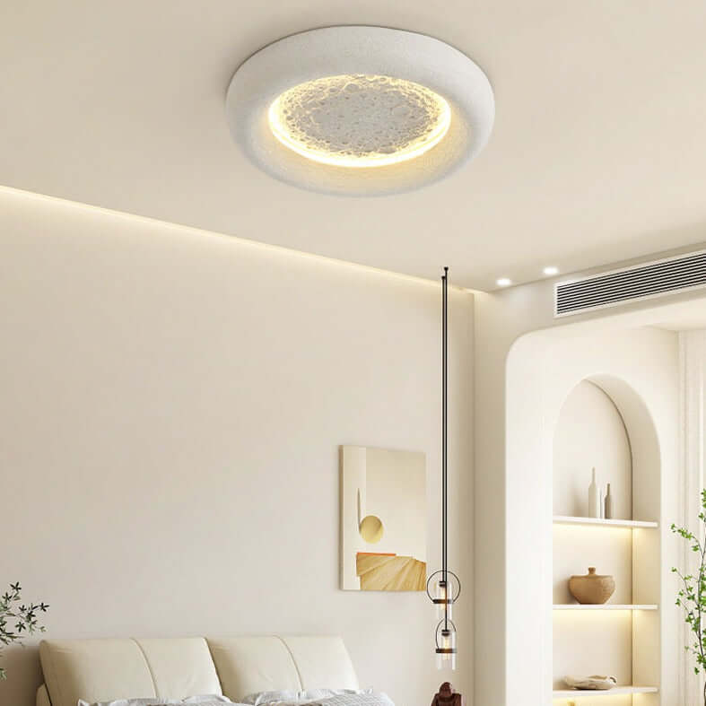 Contemporary Circular Plastic Wall Lamp