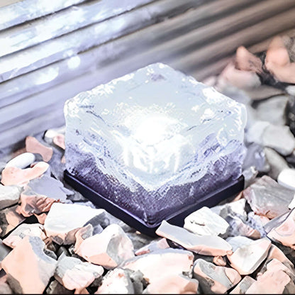 Bright Outdoor Solar LED Garden Lamp Square Shape