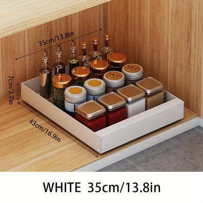 Compact Kitchen Slide Out Storage Shelf Organizer