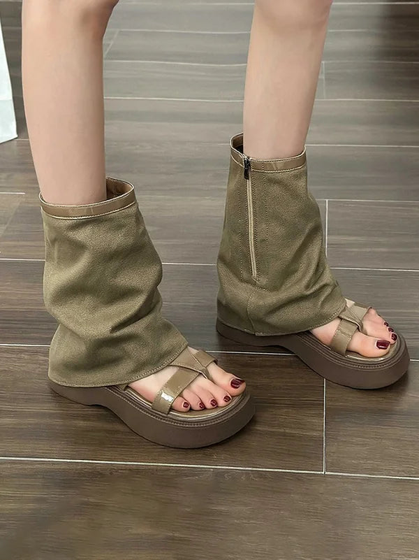Ankle Strap Boots for Ladies