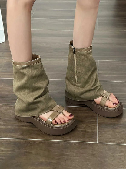 Ankle Strap Boots for Ladies