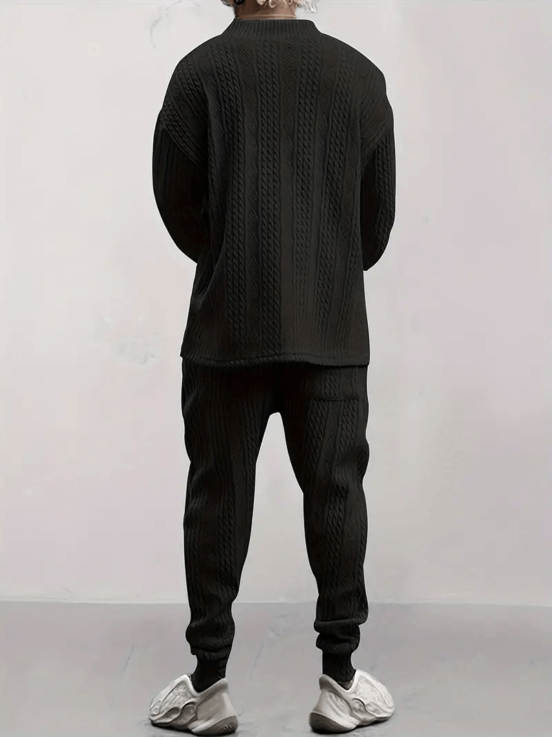 Cozy Men's Knit Lounge Wear Set