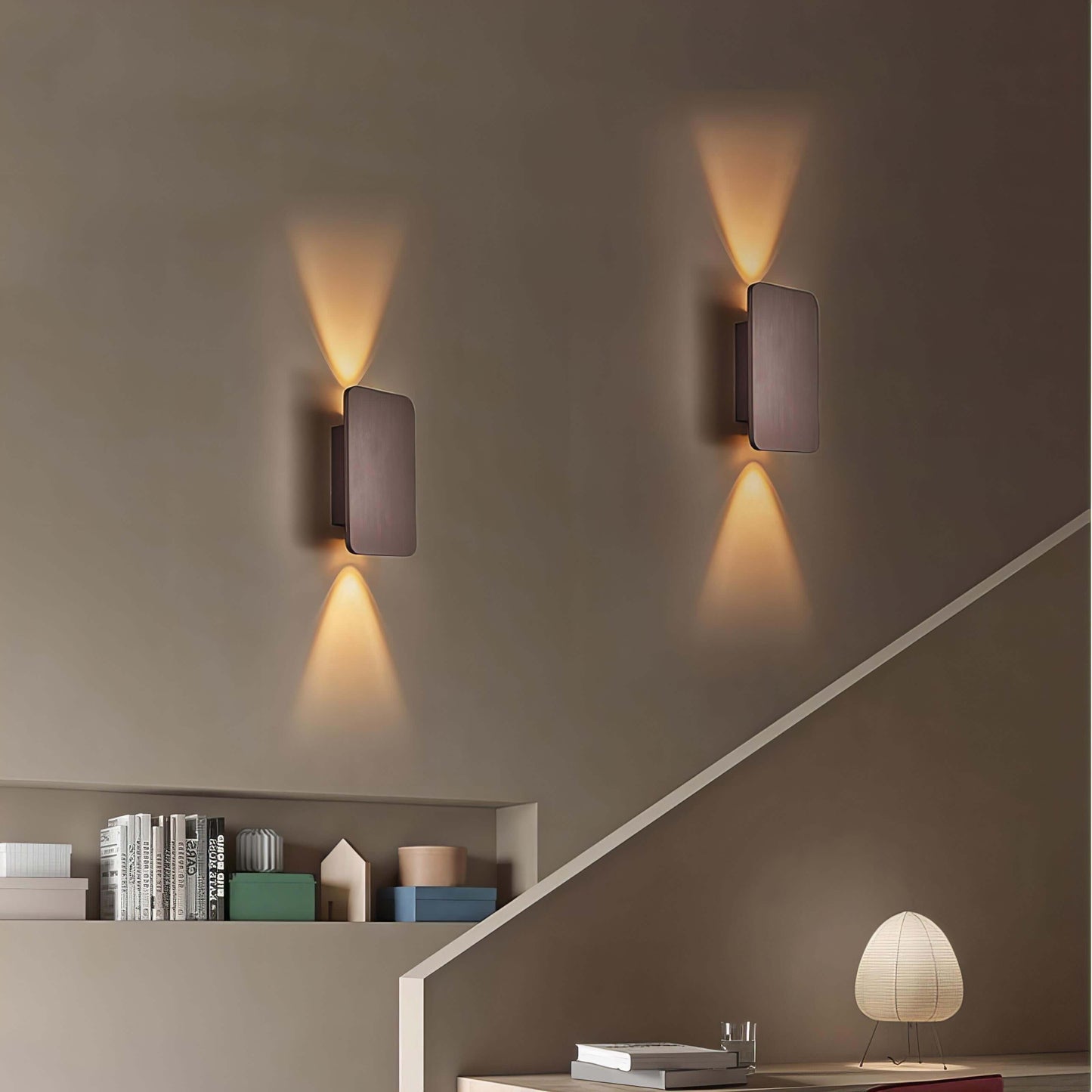 Versatile Rectangular Wall Light with Dimmable LED