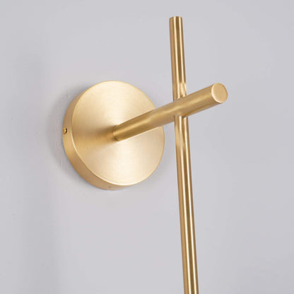 Sleek Round Glass Wall Light