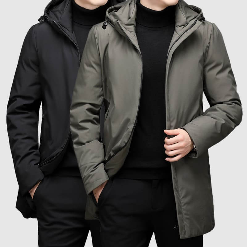 Warm Insulated Mens Parka Coat