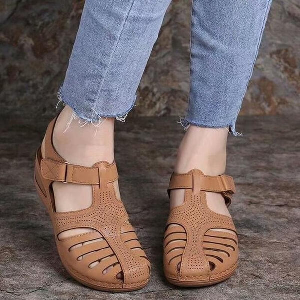 Comfortable Flat Wedge Sandals for Ladies