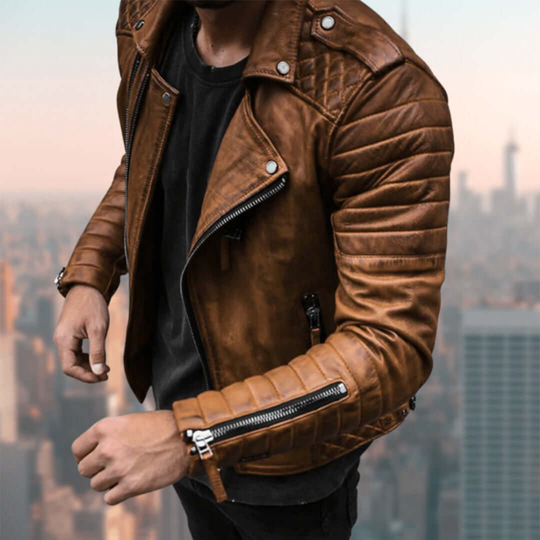 Leather Motorcycle Jacket
