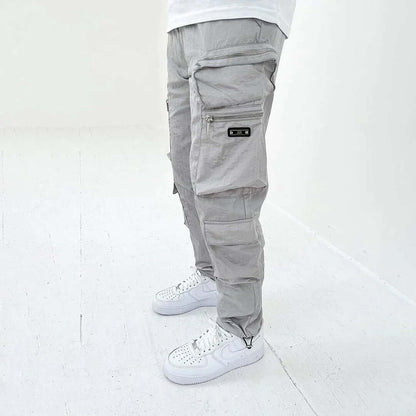 Men's Slim Fit Cargo Pants with Extra Pockets