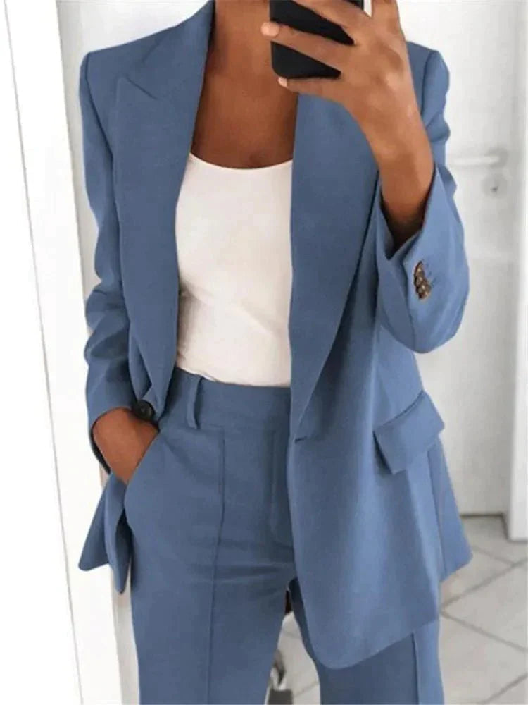 Ladies' Classic Suit Jacket Set