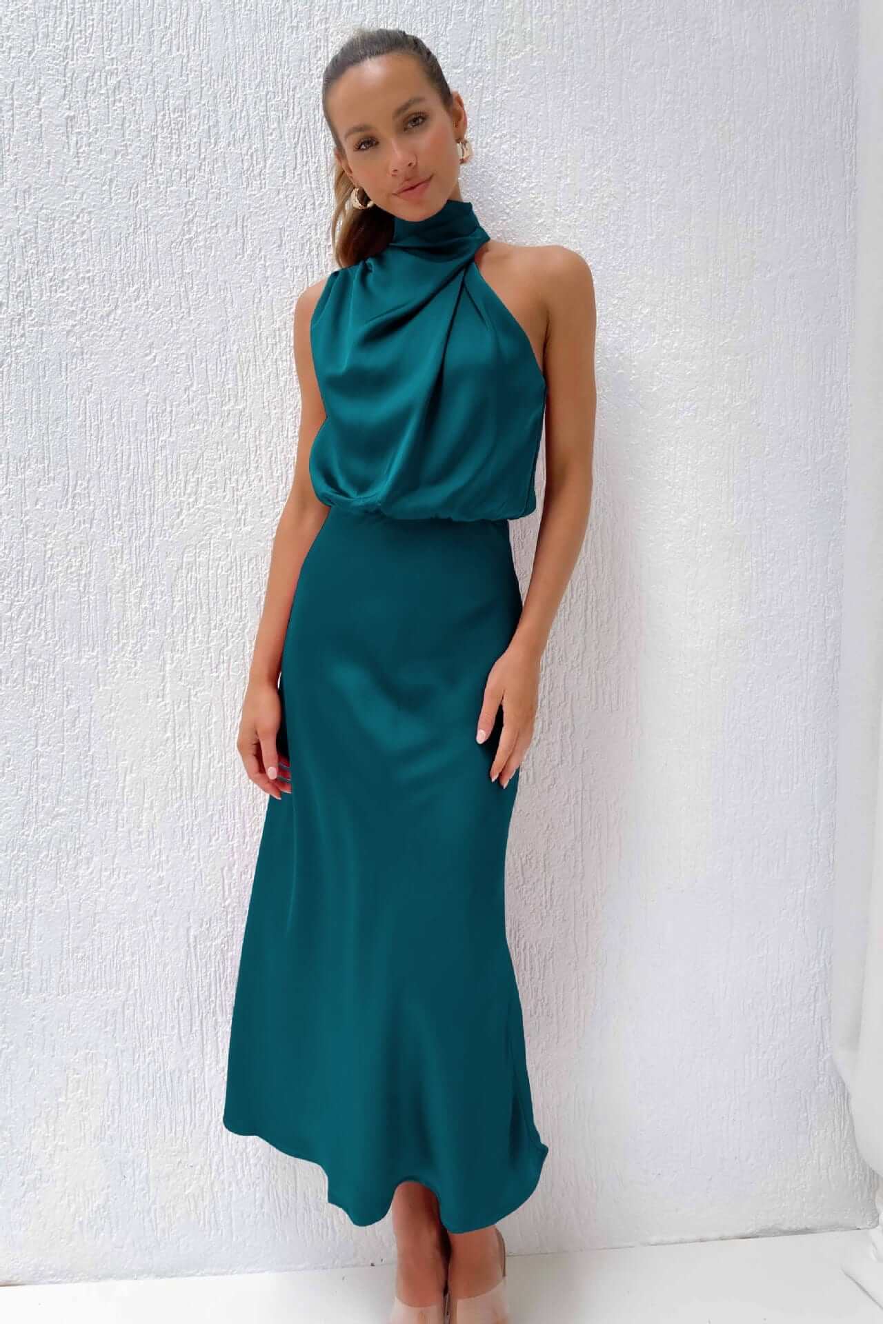 Luxury Silk Formal Gown