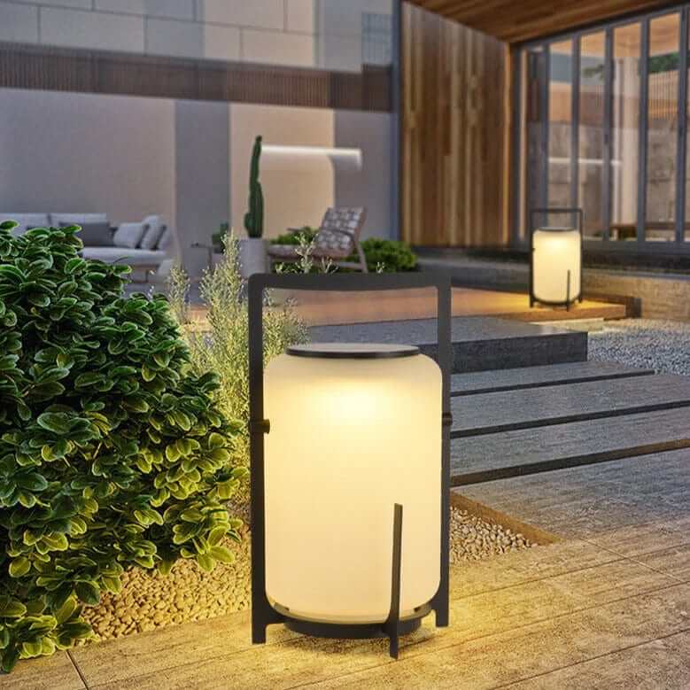 Outdoor Glass Solar Powered Garden Light