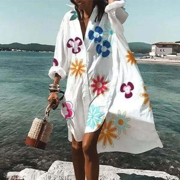 Comfortable Summer Short Sleeve Dress