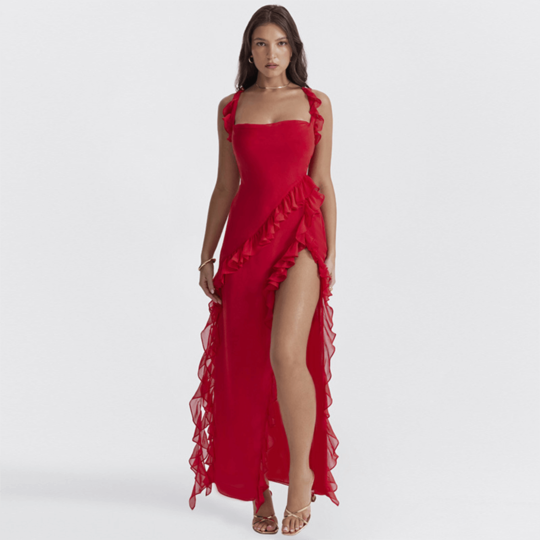 Beautiful Flowy Long Evening Dress