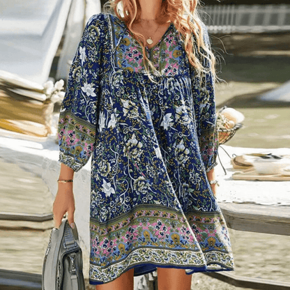 Women's Floral Summer Mini Dress