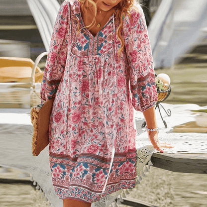 Women's Floral Summer Mini Dress