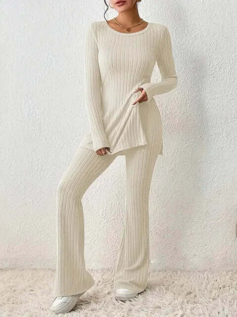 Women's Soft Chunky Knit Outfit Set