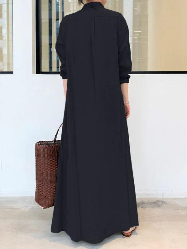 Ladies Classic Collared Shift Dress