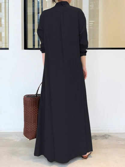 Ladies Classic Collared Shift Dress