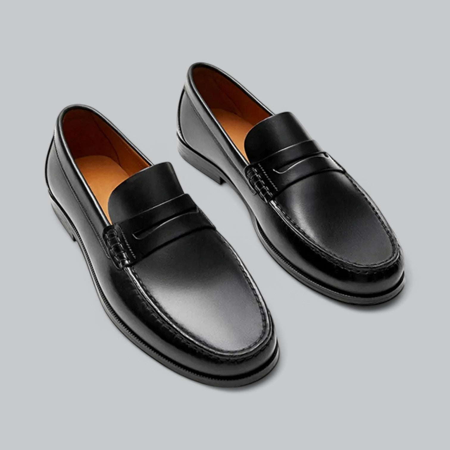 Leather Slip On Dress Shoes for Men - Luxivelle