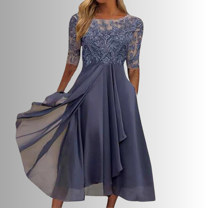 Beautiful Floral Evening Dress