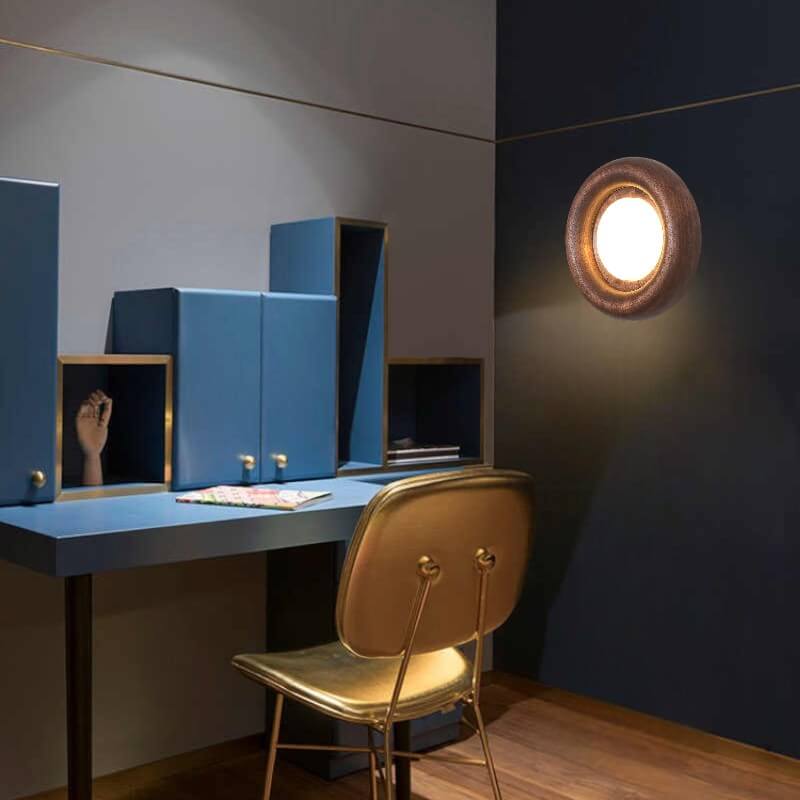Contemporary Wooden Led Wall Lamp