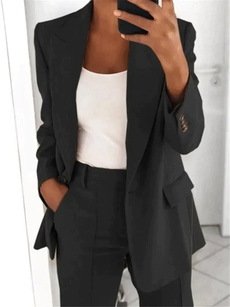 Ladies' Classic Suit Jacket Set