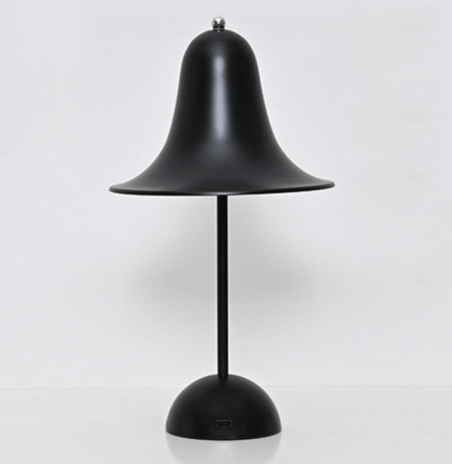 Wireless Desk Lamp with Traditional Shade