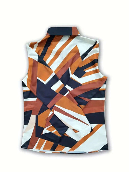 Ladies Classic Patterned Blouse Shirt