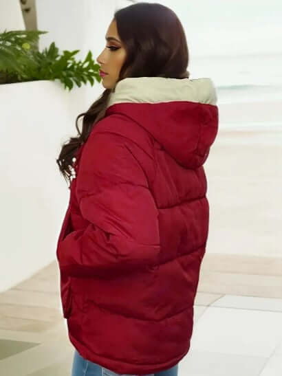 Warm Women's Hooded Fleece Coat