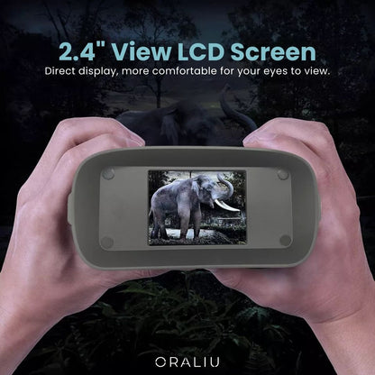 Clear Night Vision Binoculars with 5x Zoom and HD