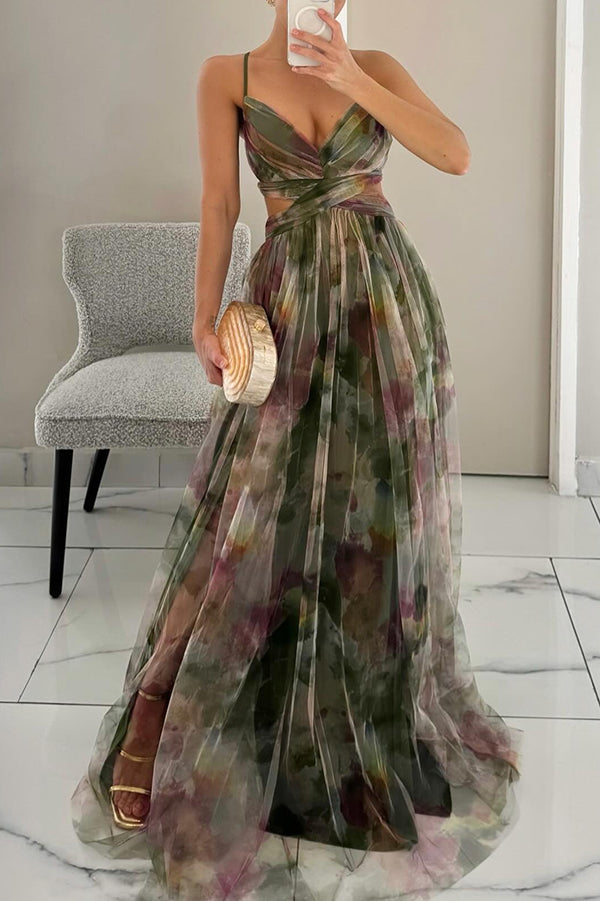 Vibrant Long Sleeve Women's Dress