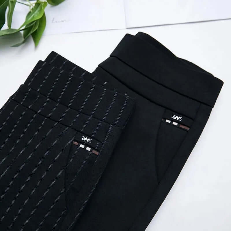 Comfortable High Waisted Straight Leg Women's Pants