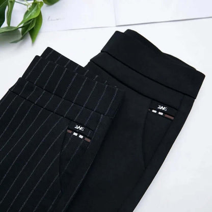 Comfortable High Waisted Straight Leg Women's Pants