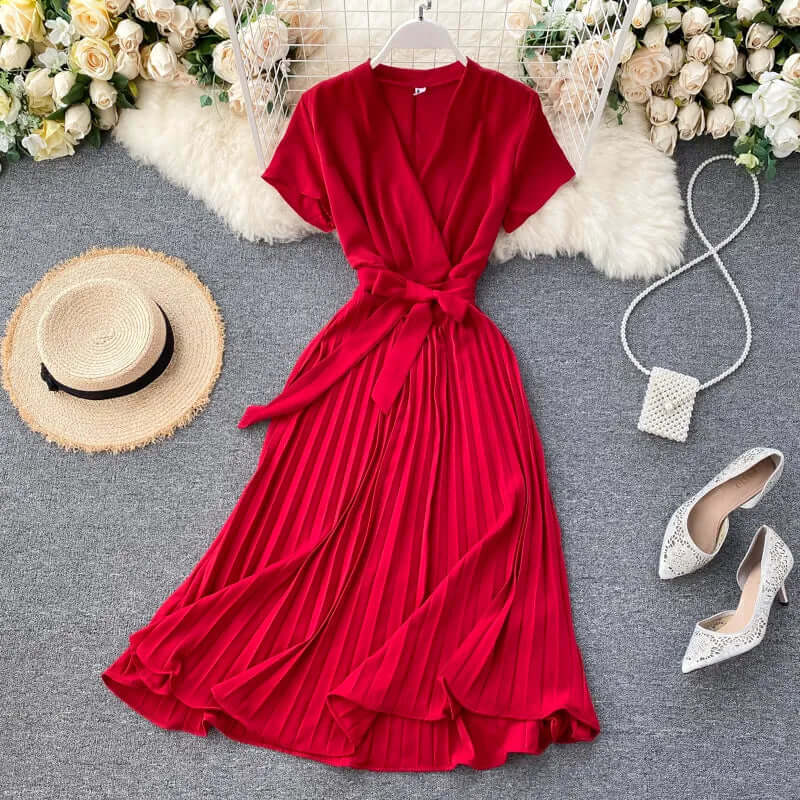 Ladies' Classic Flared Knee Length Dress